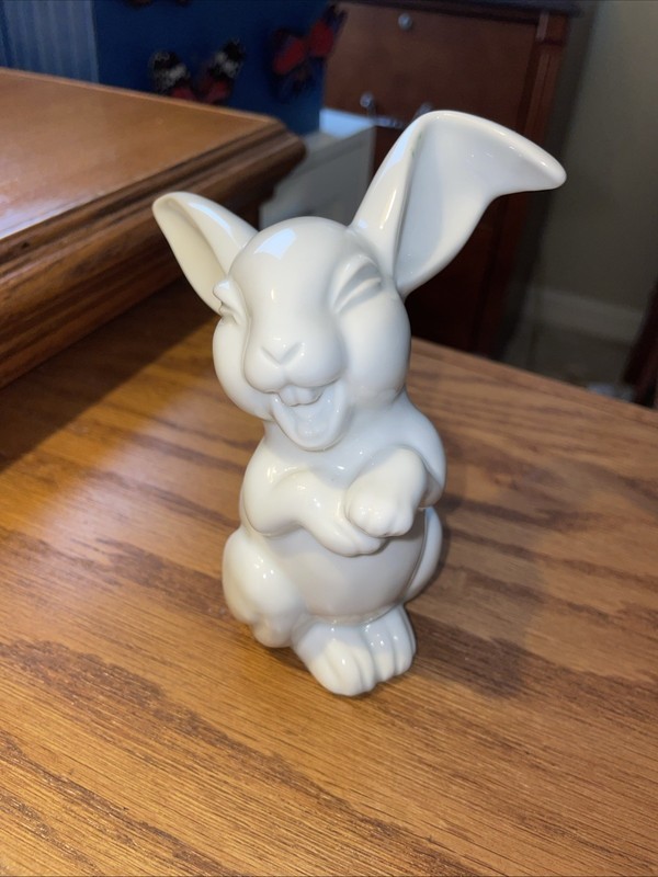 White Laughing Rabbit Classic Rose Collection Rosenthal Group,  Germany