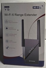 Wi-Fi 6 Range Extender Y5 - Dead-Zone Killer - Open Box