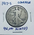 1917-S OBV. WALKING LIBERTY SILVER HALF DOLLAR~ VG+  ~NICE COIN~