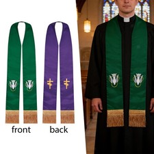 Pfarrerschal, Priestersch&auml;rpe, Stola, Jubil&auml;ums-, Fest-,