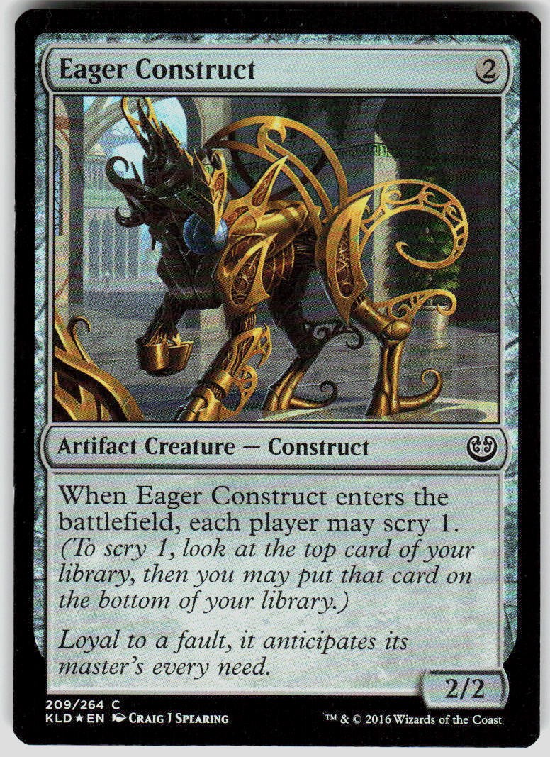 Eager Construct Foil 209 Kaladesh Magic the Gathering MTG