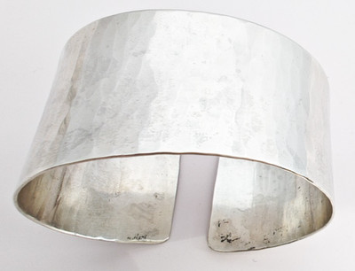 Reed & Barton Sterlingsilber handgeschmiedet gehämmert Armreif Armband - 44,17 g
