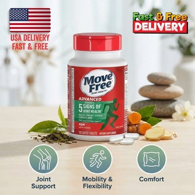 Move Free Advanced MSM Extra Cartilage Support - 01/2028 - Fast Delivery