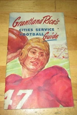 1947 Grantland Rice's Cities Service Football Guide