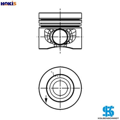 1x KOLBEN 40558600 STD für CAGA/CAGB/CAHA/CBAA/CBAB/CBAC/CAHB/CEGA/CBBB 2,0L