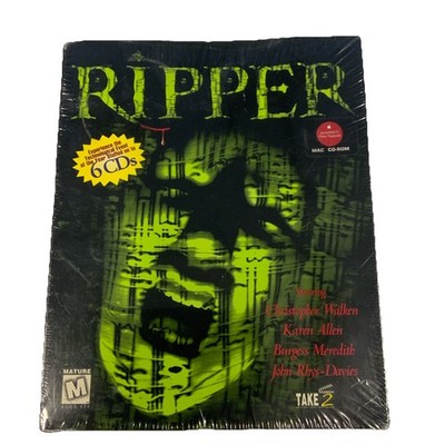 Ripper 6-DISC PC Game w/Complete CD-ROM Win95 Big Box 1996