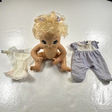 Hasbro Baby Alive Doll 2006 Soft Face Tested Blonde Interactive Works See Video