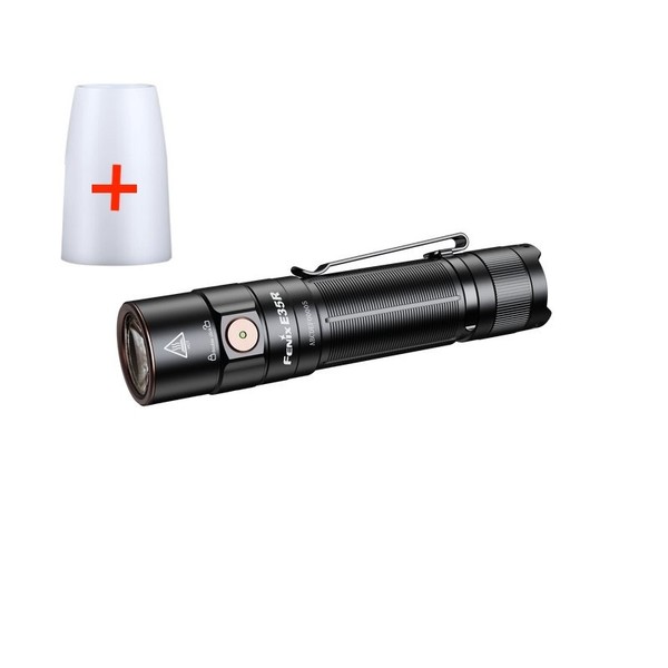 Fenix E35R Set 3100 Lumen Led Outdoor 21700 Akku Taschenlampe Mit Gratis Aufsatz-image