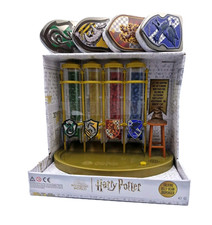 Harry Potter House Points COUNTER Jelly Bean Spender + 4 Wappen Dosen je 28g 