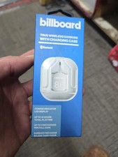 BILLBOARD Bluetooth True Wireless Earbuds w/Microphone Charging Case 8 hour play