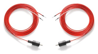 Sommercable -Twincord 0,75mm²- LS-Kabel - DIN-Stecker auf Aderendhülsen - Paar