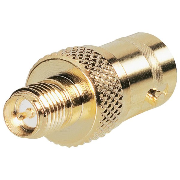 BKL SMA Adaptor SMA Reverse Female to BNC Socket Gold Plated