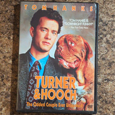 Touchstone Pictures Turner & Hooch DVD Tom Hanks Widescreen (Back Cover Ripped)