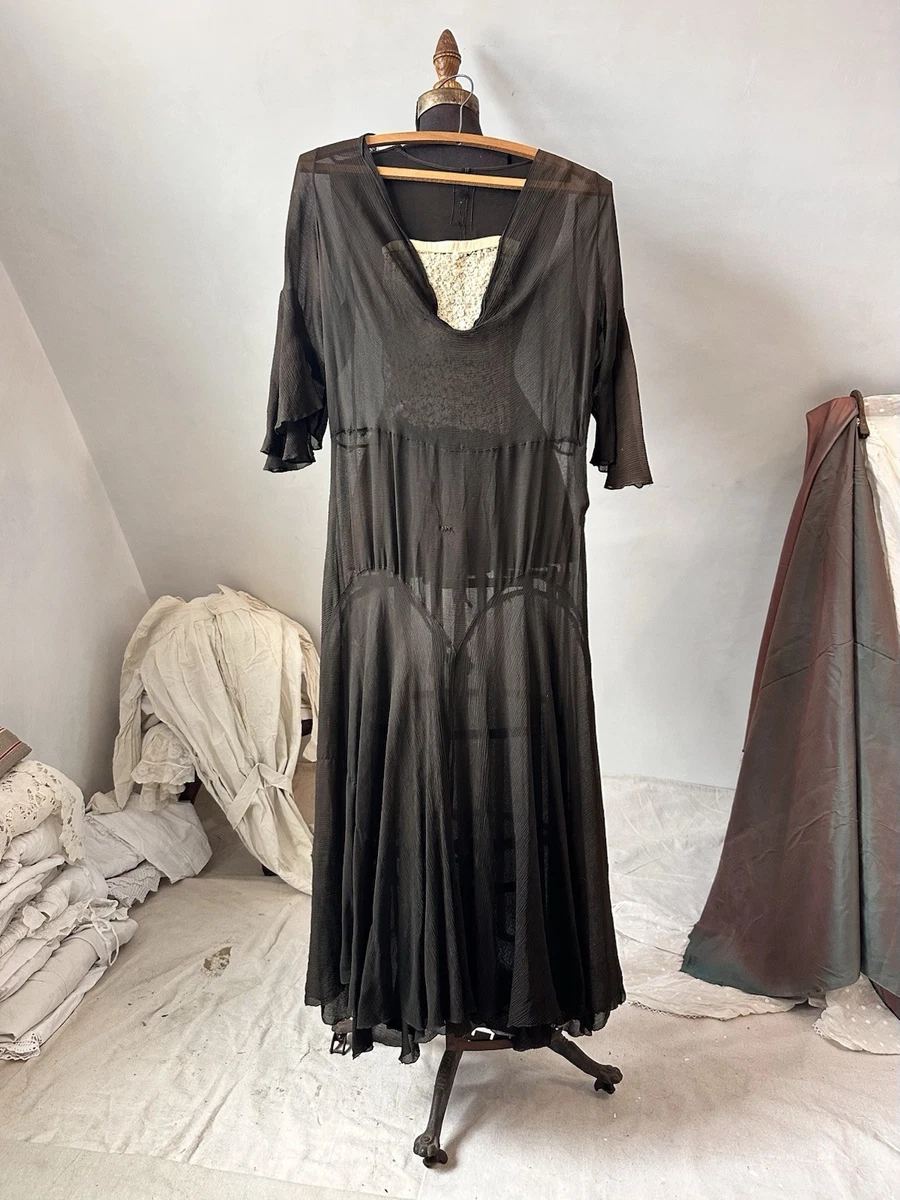 Flapper Brown Vintage Dresses 1920s Decade for sale | eBay Flapper Brown Vintage Dresses 1920s Decade for sale | eBay