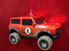 2021 21 FORD BRONCO 4x4 2DR SUV RAPID RED CHRISTMAS TREE ORNAMENT