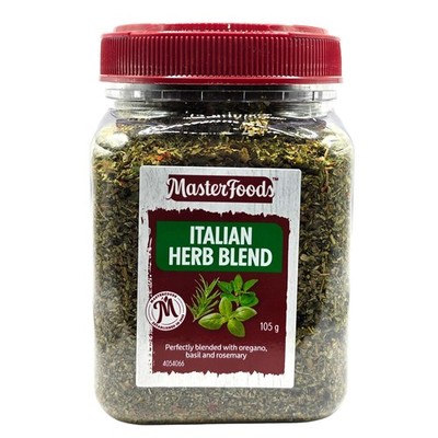 Masterfoods Italian Herbs Blend Spice Mix For Spaghetti Bolognese Lasagne 105g
