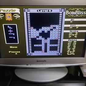 Tetris 2 + Bombliss Nintendo Famicom BPS Cartridge Only Used Tested Japanese ver