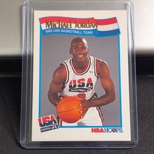 1991-92 NBA Hoops Michael Jordan #579 Team USA Olympic Games Base Set Card