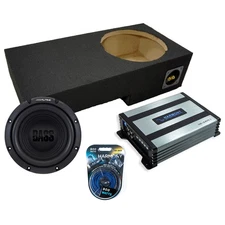 Ford Explorer 01-05 Sport Trac Alpine W10S4 10" Subwoofer Single Sub Box w/ Amp