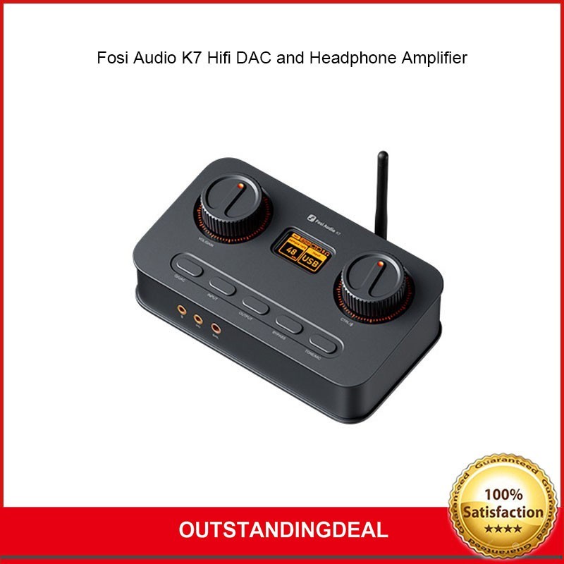 Fosi Audio K7 DAC オーディオインターフェイス Fosi Audio K7 Desktop DAC Headphone Amplifier
