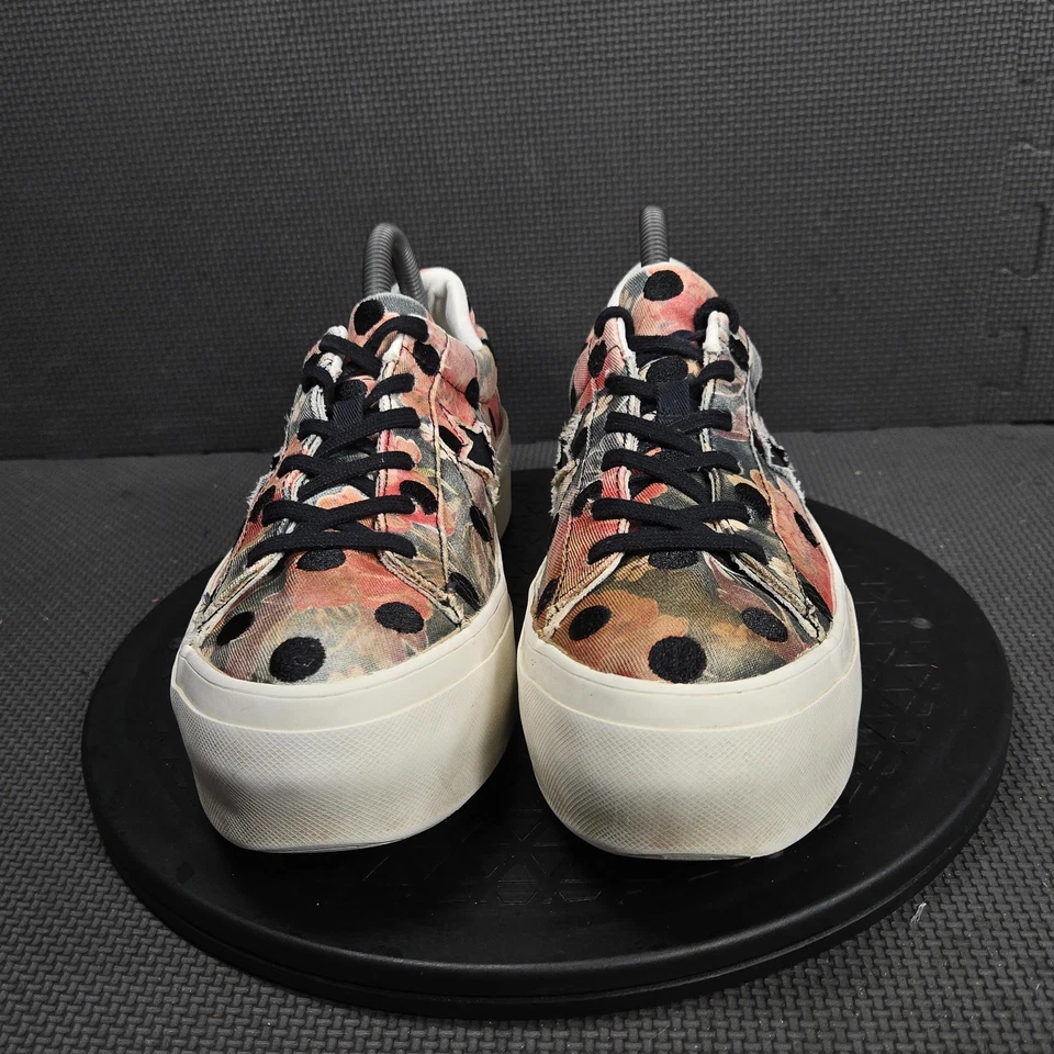 匡威 Converse One Star 鞋女式 8.5 码厚底花卉圆点 560698C — 第 2/4 张图片