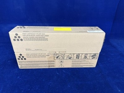 (LOT OF 2) Ricoh MP 3554 Genuine Black Toner Cartridge 842124