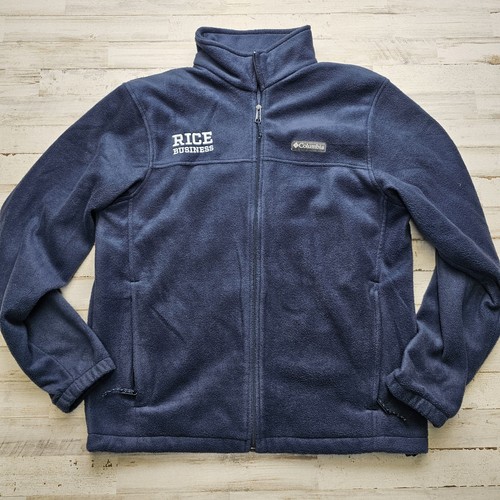 Rice University Owls BUSINESS SCHOOL Columbia Fleece Jacket -Men's MED ...