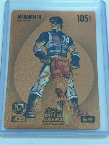 2026 Bo Jackson Battle Arena JACKHAMMER Jac Cagilione Fire Icon Battlefoil
