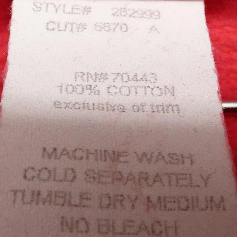 Винтажная женская толстовка с капюшоном US для мальчиков без остановок маленькая розовая на молнии сделано в США 90-е - Изображение 4 из 4