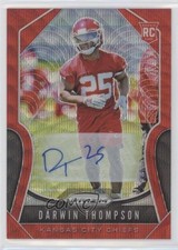 2019 Panini Prizm Rookies Red Wave 86/149 Darwin Thompson #400 Auto 0v0