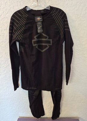 X Bionic Size L Long Sleeve Shirt & XL Black Breathable Light Weight Pants Set