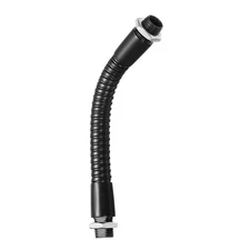 4.7" Gooseneck M10 Thread Universal Gooseneck Tube Extension Black