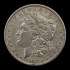 NICE 1903 P Morgan SILVER Dollar Coin Philadelphia MINT Au