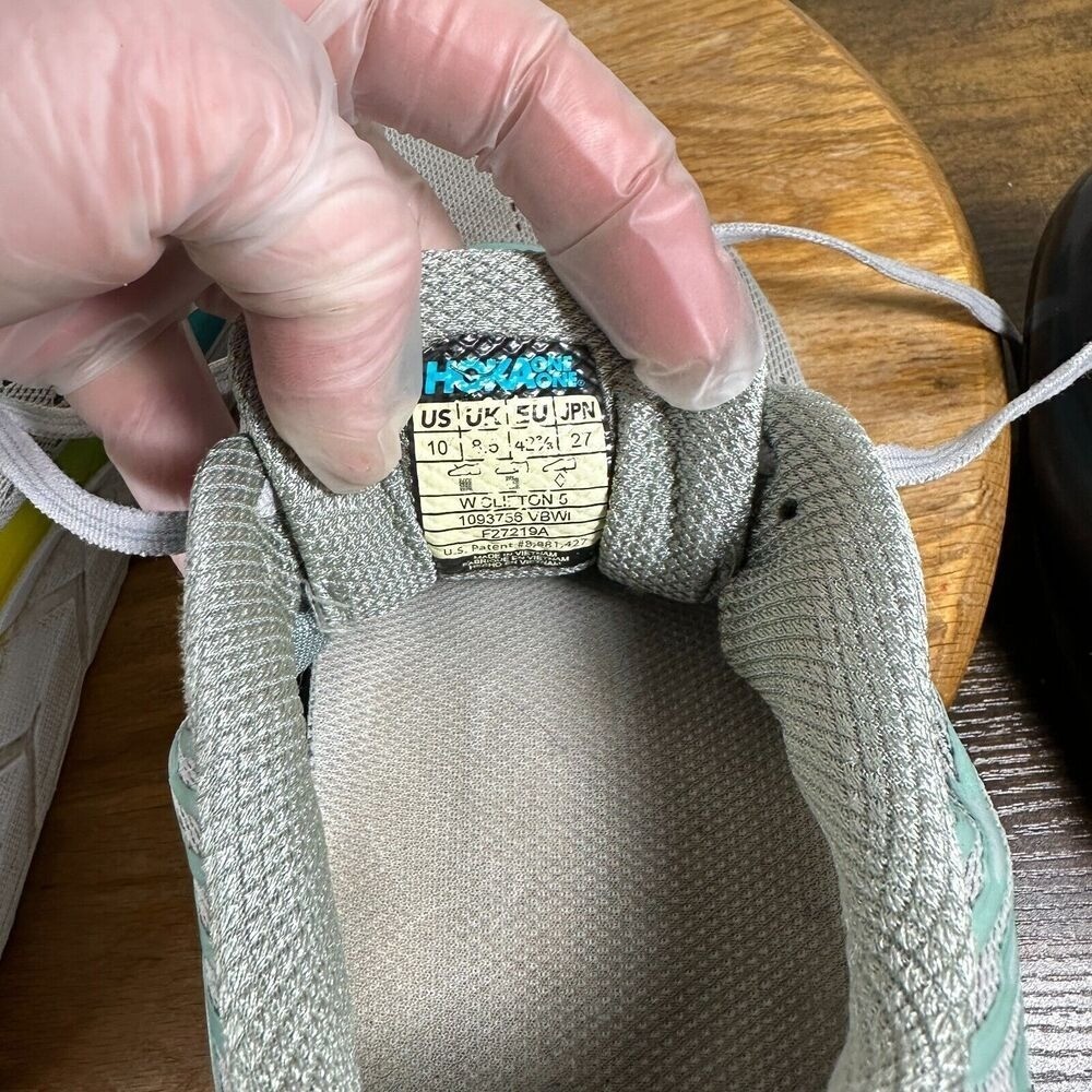 Hoka Clifton 5 white Shoes Sneakers Women's Size 10 1093756 VBWI thumbnail 10