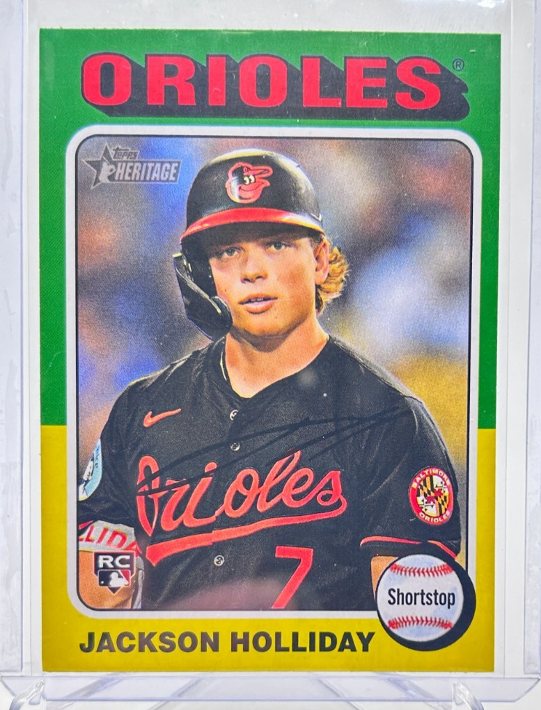 JACKSON HOLLIDAY (Rookie) - 2024 Topps Heritage High Number #692 Orioles - (RC)