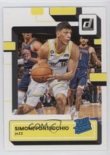 2022-23 Panini Chronicles Donruss Rated Rookie Simone Fontecchio #198 12ps