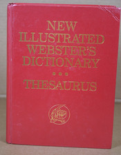 New Illustrated Webster s Dictionary Thesaurus 1992 Hardcover Reference Book USA