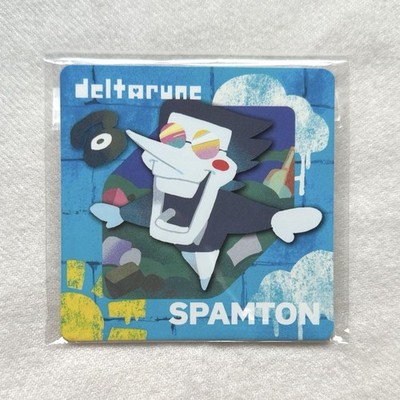 ファンゲーマー コースター deltarune Fangamer Deltarune Spamton Gaming Baked Coaster Used Collab, Water