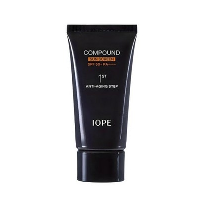 IOPE Man Compound Sunscreen SPF 50+ PA++++ | Daily Sun Cream for Men | Non-Stick