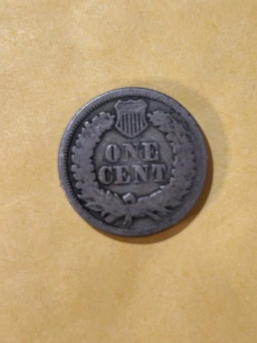 1863 INDIAN HEAD CENT, CIRCULATED. And 9 Buffalo Nickels. 4 Unreadable