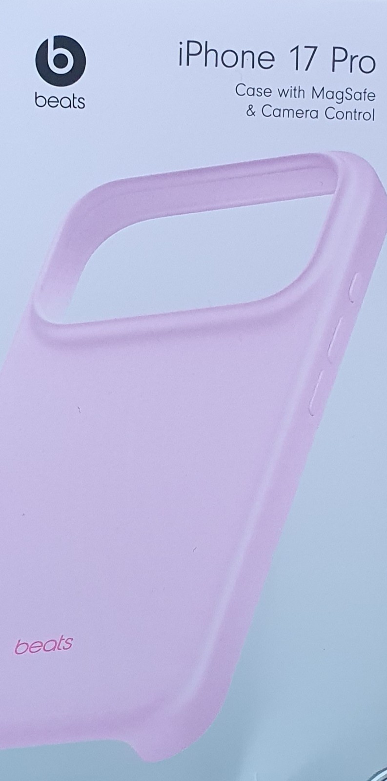 Beats iPhone 17 Pro Case with MagSafe & Camera Control, Matte Finish, Microfibre