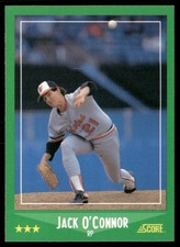Jack O'Connor 1988 Score 434 base LP