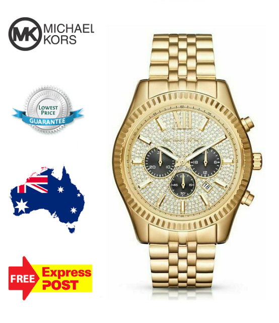 Michael Kors Lexington Gold Pave MK8494 