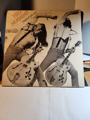 Ted Nugent :Free for All 1976 LP, PE 34121 Gatefold -EPIC VG+ R32