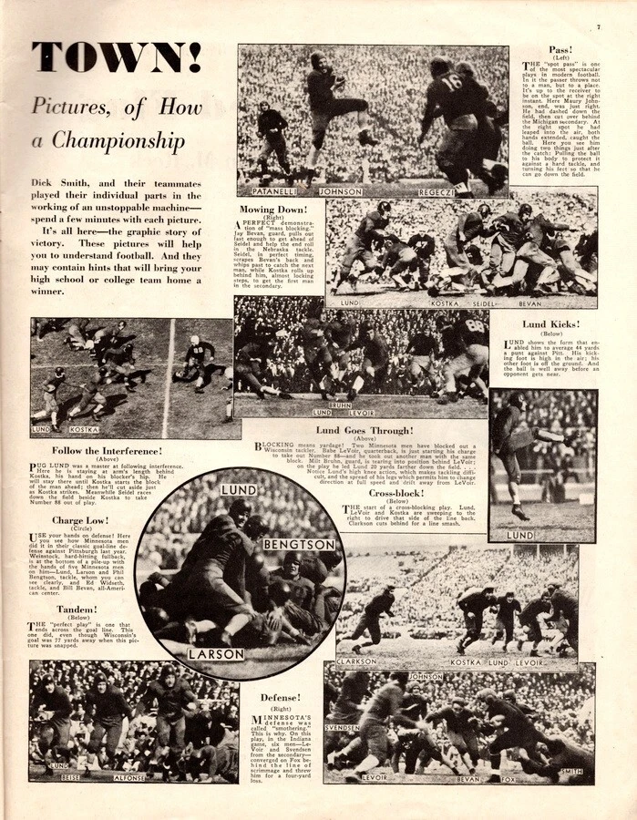 The Youth's Companion & American Boy, 10/1935, Minnesota Football Champions Foto 3 de 4