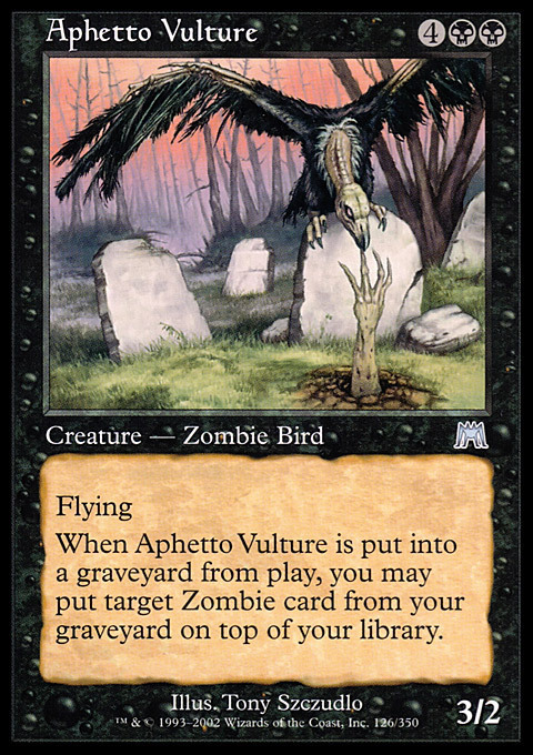 Aphetto Vulture x1 1x FOIL Onslaught NM MTG