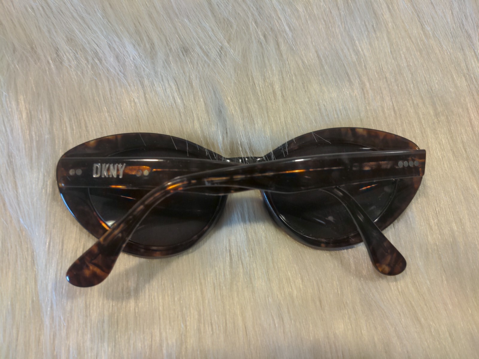 DKNY Sunglass Frames Brown Tortoise Cat EyeSevent… - image 5
