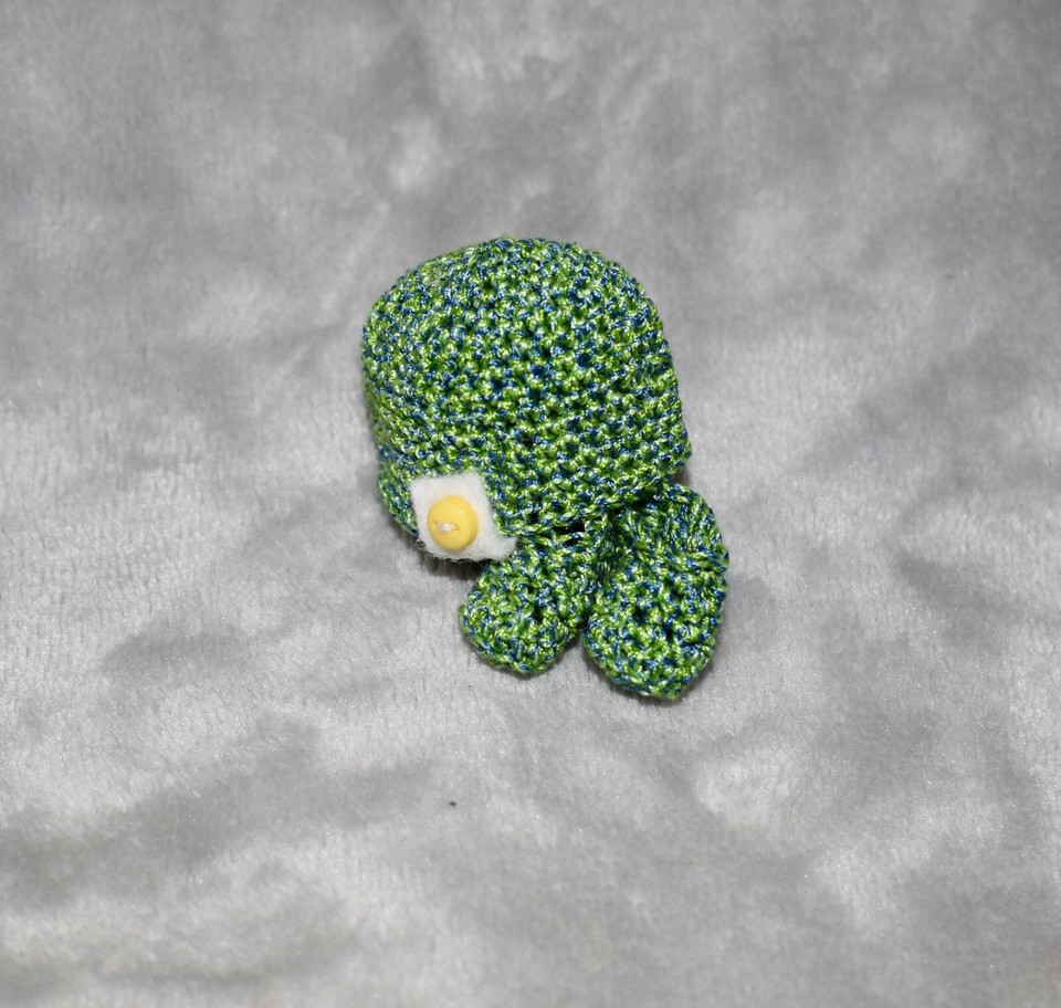 5 " New OOAK Doll Clothes for Polymer Clay Silicone Baby Sunflower