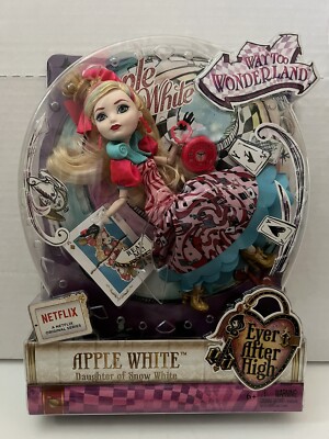 Ever After High Doll Way To Wonderland Apple White Mattel NRFB New Netflix