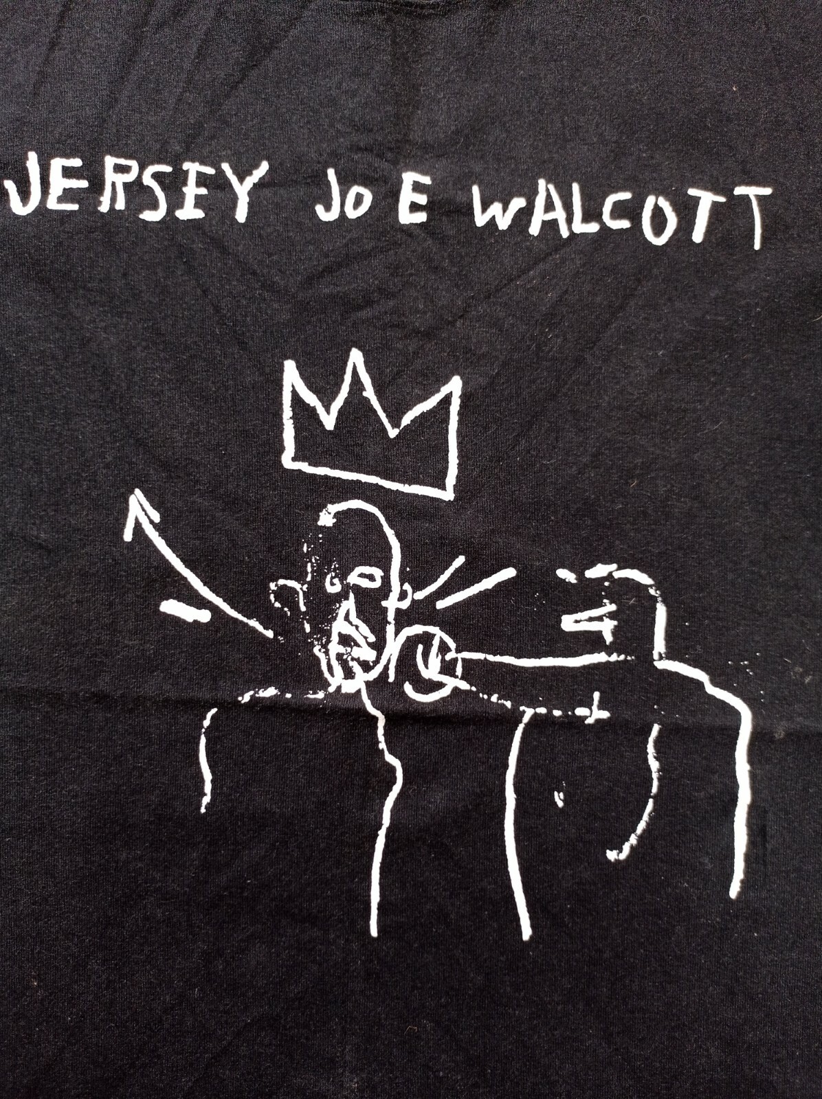 Vintage Jean Michel Basquiat Jersey Joe Walcott Pop Art T Shirt 90s eBay